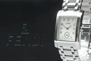 [NEAR MINT w/BOX] FENDI 057-7000G-022 Silver Qz Men's Watch From JAPAN A038 - Picture 1 of 11