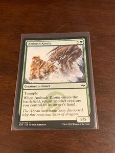 Magic the Gathering Fate Reforged Ambush Krotiq - Picture 1 of 2