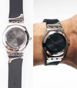 Reloj SWATCH Irony SR726SW Acero Inoxidable Plata Gris Pistola Banda Cara 2002 - Imagen 1 de 9