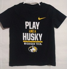 Nike NCAA Michigan Tech University Huskies MTU Toddler 3T T-shirt Shirt Hockey