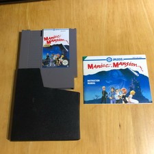 Nintendo NES Game - Maniac Mansion + Manual