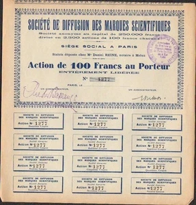 DIFFUSION DES MARQUES SCIENTIFIQUES (C) - Imagen 1 de 1