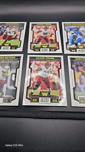 Nfl Washington Commanders Redskins 6 card lot Young Howell Samuel and Rookie - Picture 1 of 4