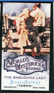 2011 Allen & Ginter Mini World's Most Mysterious Figures #WMF9 The Babushka Lady - Picture 1 of 2