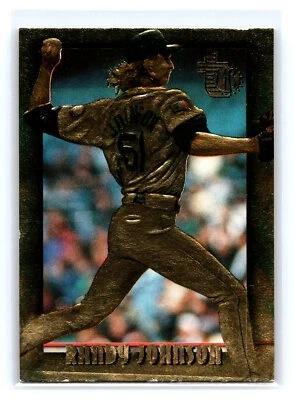 1995 Topps Embossed Golden Idols #69 Randy Johnson Seattle Mariners - Image 1 of 2
