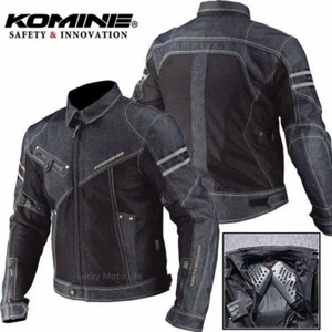 Motorbike Motorcycle Shirt Jacket Aramid Lined Protection Biker Armour - Picture 1 of 8