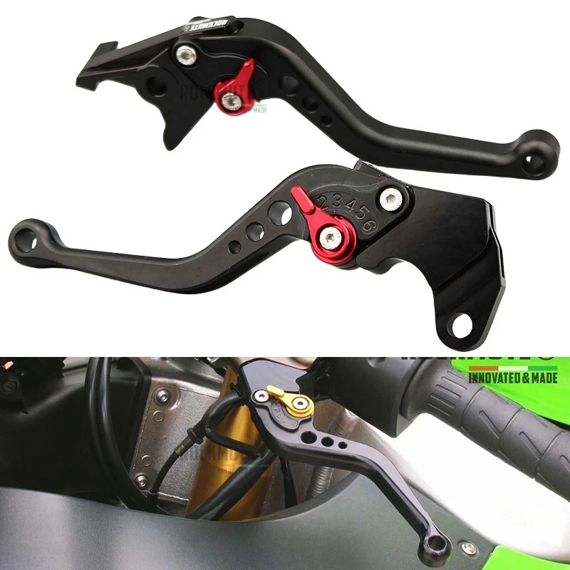 Short Levers For RSV MILLE/R 99-08 CNC Adjustable Brake Clutch Direct Fit - Image 1 of 4