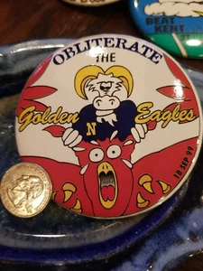 US NAVAL ACADEMY Navy Football PINBACK Pin BUTTON College NCAA Golden Eagles - Bild 1 von 2
