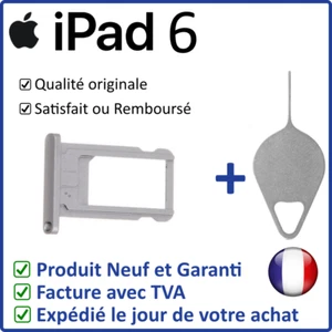SIM KARTENHALTER SCHUBLADE IPAD 6 GRAU + WERKZEUG - Bild 1 von 2