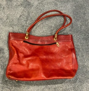 Marino Orlandi Maroon tote purse Handbag Red - Picture 1 of 11