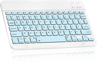 Ultra-Slim Bluetooth Rechargeable Keyboard for Ipad Pro 12.9 (2018) and All Blue - Image 1 of 4
