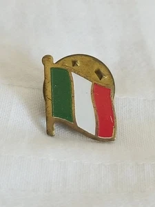 Vintage Italien Flagge Anstecknadel - Bild 1 von 3