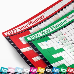 Pack de 2 Planificadores de Pared 2026 y 2027 ✔Calendario Gráfico ✔Accesorios Gratis - Imagen 1 de 99