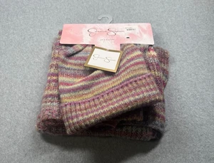Jessica Simpson Hat & Scarf Set Multicolor Chenielle Weave NWT - Picture 1 of 3