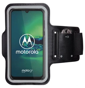 Bracelet pour Motorola Moto G8 Plus bracelet de sport étui de bras sac de sport housse de course - Photo 1/7