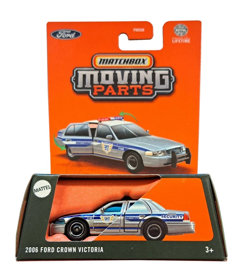 MATCHBOX MOVING PARTS 1/64 2006 FORD CROWN VICTORIA JBW82 - Image 1 of 1