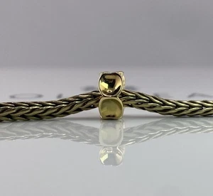 Trollbeads Little Precious Bead 18K Gold Retired By Lise Aagaard - Picture 1 of 8