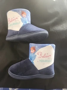 Girls Size 13 Frozen Boot Slippers - Picture 1 of 4