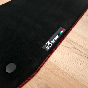 Alfombrillas coche terciopelo para Alfa Romeo Brera impermeables alfombras negras forros automáticos - Imagen 1 de 6
