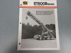 Grove Rt600b Hydraulic Crane Brochure 4 Page Total