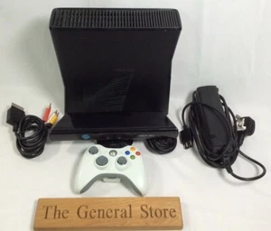 Xbox 360 S 4GB mattschwarz mit Kinect - Wireless Controller - Kabel - alle getestet - Bild 1 von 11