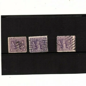 US stamp Used #537 1 efo perf shift 3c Victory Issue, (mb18 - Picture 1 of 2