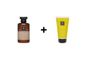 Apivita Dry Dandruff Shampoo 250ml + Gentle Daily Conditioner 150ml New-Fast Shi - Picture 1 of 3