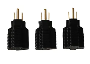 3-PACK -- NEMA 5-15p TO 6-20R Adapter for ev charging - Level 2 - Level 1 - Picture 1 of 6
