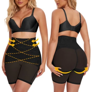 Women Tummy Control Panties High Waist Trainer Body Shaper Pants Girdle Slimming - Picture 1 of 31