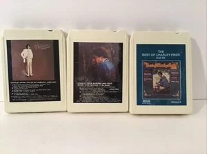 Lot Of 3 Charley PrIde 8 Track Burgers And Fries, You’re My Jamaica Best Of - Picture 1 of 5