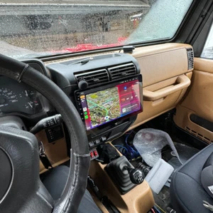 For Jeep Wrangler TJ 1997–2002 Android 13.0 Apple Carplay Stereo Radio GPS 9" - Picture 1 of 21
