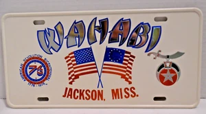 Car Tag 1976 Bicentennial Wahabi Jackson, Mississippi - Picture 1 of 2