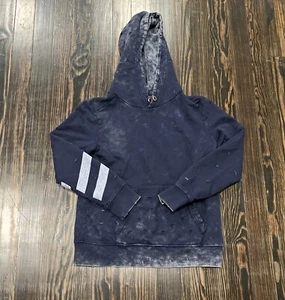Gap Kids Distressed Pullover Hoodie Youth Small 8 Blue Cotton - Picture 1 of 5