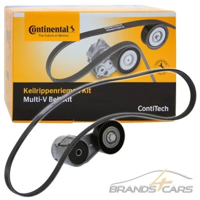 CONTITECH KEIL-RIPPEN-RIEMEN-SATZ + RIEMEN-SPANNER FÜR OPEL MERIVA A 1.6 1.8 - Bild 1 von 4