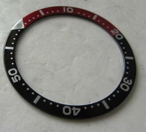 "Coke" Lünette Ring Einsatz schwarz / rot passend für Seiko SKX007, SKX009, SRPD - Bild 1 von 10