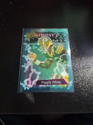 1995 TOPPS FINEST FOOTBALL #84 REGGIE WHITE GREEN BAY PACKERS HOF NRMT-MT L@@K! - Image 1 of 2