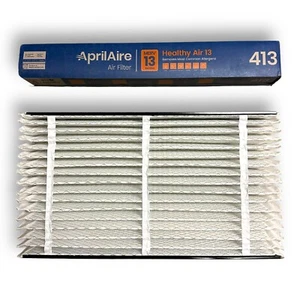 Filtro Aprilaire 413 ricambio MERV 13 16x25x4 filtro aria OEM - Foto 1 di 12