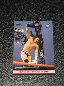 2012 WWE CM Punk's Picks Top Class Matches Wrestling Card #2 of 10 Money in Bank