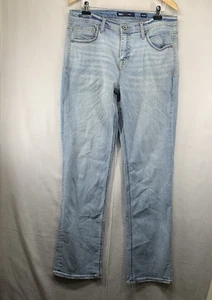 BKE Jeans Herren 34x34 Tyler helle Waschung blau Denim Schnurrhaare bestickte Taschen - Bild 1 von 22