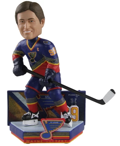 Wayne Gretzky St. Louis Blues Legacy Bobblehead NHL Hockey Cover
