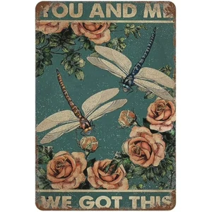 Vintage Metal Tin Sign – “You and Me We Got This” Wall Art – Home Kitchen Coffee - Picture 1 of 2