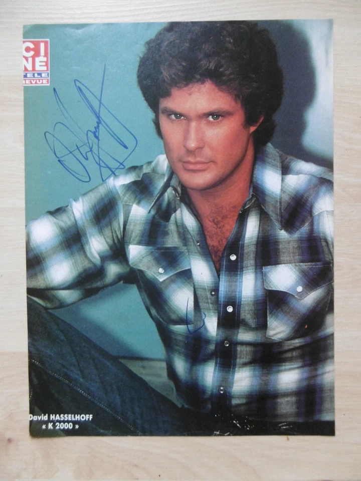 David Hasselhoff Autogramm signed A4 Magazinbild - Bild 1 von 1