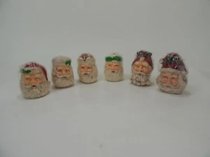 AJ Quality Handcrafted Candles Set of 6 Santa Candles - Picture 1 of 11