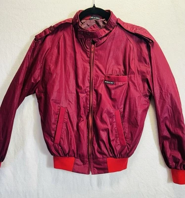VTG Members Only Jacket 80s Burnt Red Maroon Cafe Racer Sz 34 Small - Image 1 of 4