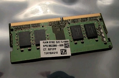 HP 862398-855 8GB PC4-2400T DDR4 Sodimm 2400MHz HMA81GS6AFR8N - Image 1 of 2