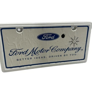 VTG 1999 Ford Dealer Promotional License Plate Optional Backup Beeper Promo - Picture 1 of 11