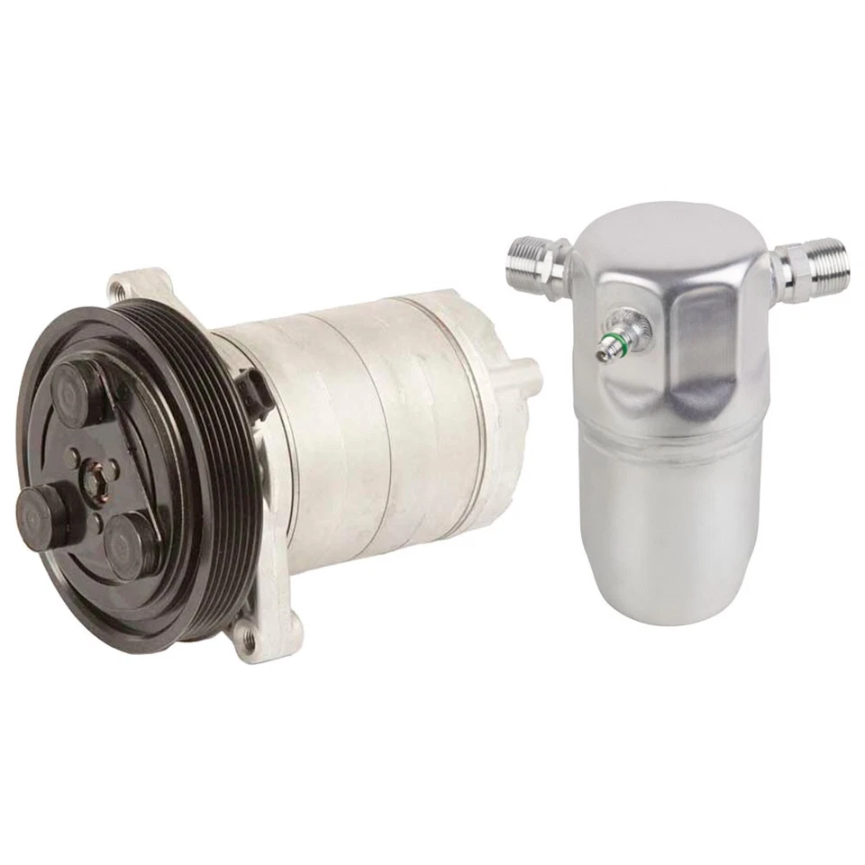 AC Compressor w/ A/C Drier For Buick LeSabre & Oldsmobile 88 1992 1993 - Image 1 of 3