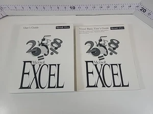 Vintage lata 90. Microsoft Excel i VB Podręcznik użytkownika dla pakietu Office 4.2 - Zdjęcie 1 z 3