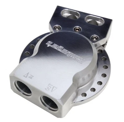 Trans Dapt Performance 3302 Remote Oil Filter Base Universal Single Aluminum - Image 1 of 2