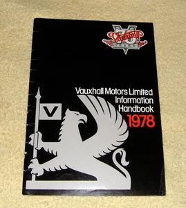 Vauxhall Information Handbook 1978, Details of company, 75 years, Chevette ect - Picture 1 of 7